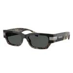 Versace Havana Frame Sunglasses with Dark Grey Lenses