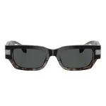 Versace Havana Frame Sunglasses with Dark Grey Lenses