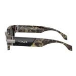 Versace Havana Frame Sunglasses with Dark Grey Lenses