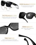 KANASTAL Oversized Polarized Fit Over Sunglasses