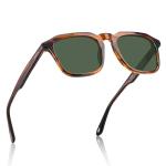 CARFIA Polarized Retro Panto Sunglasses for Men