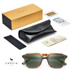 CARFIA Polarized Retro Panto Sunglasses for Men