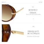 Trendy Oversized Retro 70s Aviator Sunglasses
