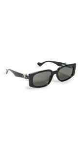 Gucci GG1534S Women's Sunglasses, Black/Grey