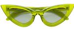 Kuboraum Y3 Cateye Sunglasses in Lime Green