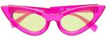 Kuboraum Y3 Fuchsia Cateye Sunglasses with Green Lenses