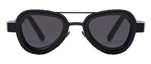 Kuboraum Maske Z5 Aviator Sunglasses in Matte Black