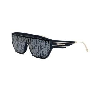 Dior Club M7U Blue Logo Shield Sunglasses