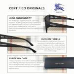 BURBERRY BE4291 Rectangle Shape Nylon Sunglasses with Luxury Eyewear Kit