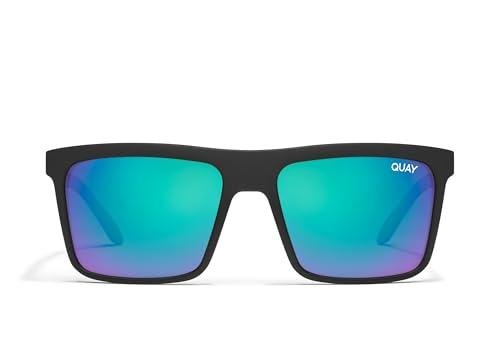Quay Matte Black Oversized Polarized Sunglasses