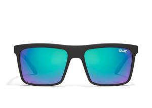 Quay Matte Black Oversized Polarized Sunglasses