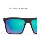 Quay Matte Black Oversized Polarized Sunglasses