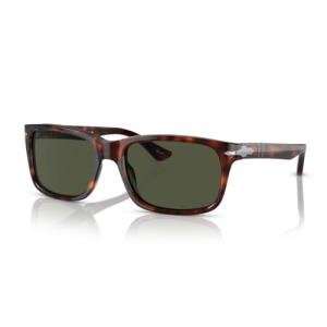 Persol PO3048S Havana/Green Rectangular Sunglasses Bundle