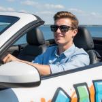 Kimorn UV400 Polarized Sports Sunglasses (Black)