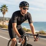 Kimorn UV400 Polarized Sports Sunglasses (Black)