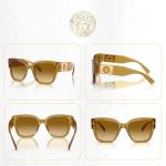 Versace 54MM Transparent Honey Gradient Sunglasses + Kit