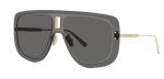 Dior Gold Frame Sunglasses with Smoke Lenses