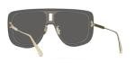 Dior Gold Frame Sunglasses with Smoke Lenses