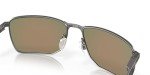 Oakley Men's Rectangular Sunglasses, Matte Gunmetal