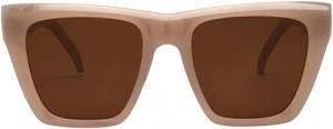 Ava Oversized Cat Eye Sunglasses - Oatmeal Frame