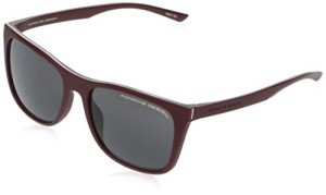 Porsche Design P8648 Dark Red Square Sunglasses