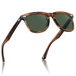 CARFIA Polarized Square Sunglasses for Men