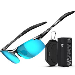 Men's Polarized Driving Sunglasses with Ultralight Frame