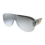 Versace VE 4391 Transparent Grey Shield Sunglasses