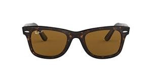 Ray-Ban Wayfarer Polarized Sunglasses, Tortoise Brown