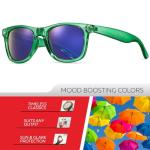 Colorful 80s Neon Mirrored Sunglasses for Everyone