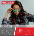 Colorful 80s Neon Mirrored Sunglasses for Everyone