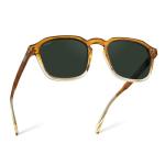 WearMe Pro Men's Polarized Square Sunglasses - Sunset Tortoise