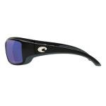 Costa Del Mar Matte Black Sunglasses with Blue Lenses