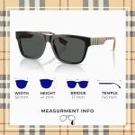 Burberry BE4293 Square Acetate Sunglasses with eSHADES Kit