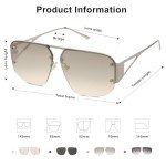 SOJOS Retro Aviator Sunglasses for Men and Women