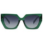 SOJOS Oversized Polarized Cateye Sunglasses for Women