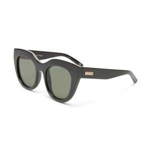 Le Specs Air Heart Black Cat Eye Sunglasses