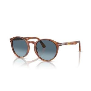 Persol PO3171S Blue Gradient Round Sunglasses for Men
