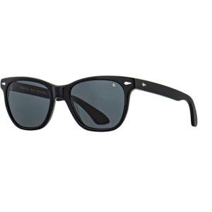 AO Saratoga Black Polarized Sunglasses with Gray Lenses