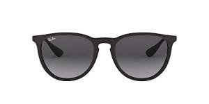Ray-Ban Erika Round Sunglasses - Black/Grey 54mm