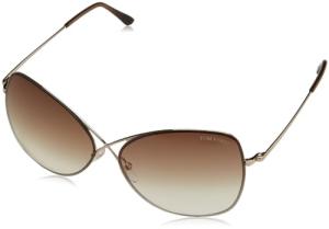 Tom Ford Colette Rose Gold Butterfly Sunglasses