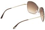 Tom Ford Colette Rose Gold Butterfly Sunglasses