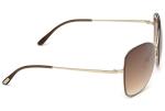 Tom Ford Colette Rose Gold Butterfly Sunglasses