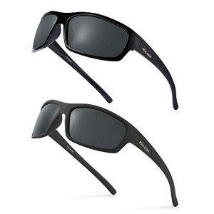 Men's Polarized Sport Sunglasses - 2 Pack Bundle