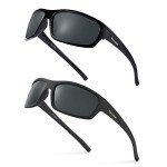 Men's Polarized Sport Sunglasses - 2 Pack Bundle