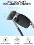 Men's Polarized Sports Sunglasses - Lightweight Design