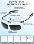 Men's Polarized Sports Sunglasses - Lightweight Design