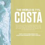 Costa Del Mar Blackout Sunglasses with Blue Lenses