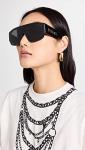 Versace VE 4439 Black & Grey Sunglasses for Women
