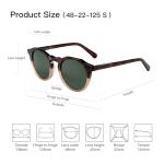 Zenottic Vintage Round Polarized Sunglasses - UV400